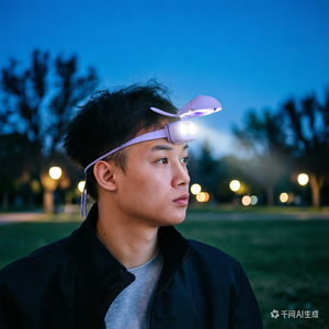 Lampe <span class=keywords><strong>frontale</strong></span> portable rechargeable USB en silicone Panda pour enfants, LED avec réglage de la hauteur de la tête pour la sécurité en camping et en extérieur - Product Image 5