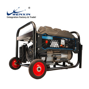 เครื่องกำเนิดไฟฟ้าเบนซิน Wenxin 3/5/6/8 กิโลวัตต์ แบบพกพา โครงเปิด เฟสเดียว สามเฟส ใช้ได้สองระบบ สตาร์ทไฟฟ้า - Product Image 2