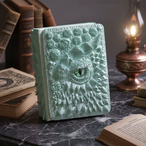 Unique 3D Embossed Resin Notebook A5 Hardcover Game for DnD Player <b>Dragon</b> Design Intricate 3D Embossing Creates a Magical Fantas - Product Image 1