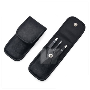 แหนบคิ้วสแตนเลสเคลือบสีดำพร้อมโลโก้ที่กำหนดเองอย่างยั่งยืน - Product Image 2