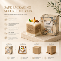 Rustikale Handgemachte Duftkerze aus Sojawachs Geschenkkerze für Hochzeit Heimdekoration Weihnachten Private Label OEM