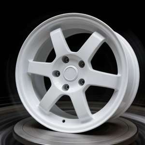 Rines <span class=keywords><strong>de</strong></span> Aleación <span class=keywords><strong>de</strong></span> Aluminio para Autos, 4x100 5x114.3 ET40, 6 Pulgadas, 14-15 Pulgadas, con Pernos <span class=keywords><strong>de</strong></span> Radios - Product Image 5