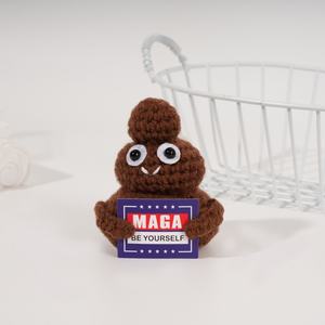 Fatto a mano uncinetto artigianale divertente bambola <span class=keywords><strong>Goofy</strong></span> peluche scrivania decorazione regalo per bambini e adulti in tessuto e tessuto artigianato genere - Product Image 5