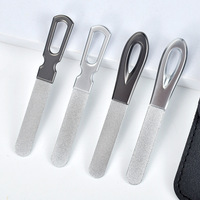 Limes à ongles en acier inoxydable à prix direct usine pour manucure, boîte de rangement pour limes à ongles