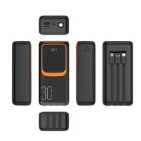 Fabricant de banque d'alimentation d'usine 30000 Mah pour téléphone portable Batterie externe 30000 mah Chargeur portable d'urgence personnalisé Powerbank