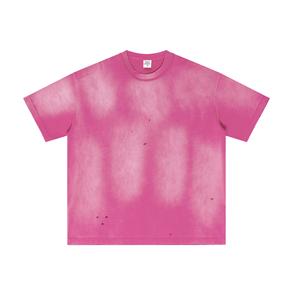 Camiseta de Manga Corta para Hombre, Color Sólido, Estilo Hip Hop, 100% Algodón, 220 Gramos, Corte Regular, Suave, para Verano, con Logotipo Personalizado - Product Image 6