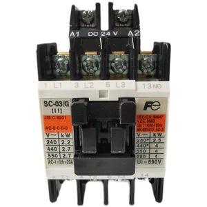 Contactor de 3 polos Fe Sc-03g Dc24V 20A para montaje en carril DIN para uso industrial - Product Image 3