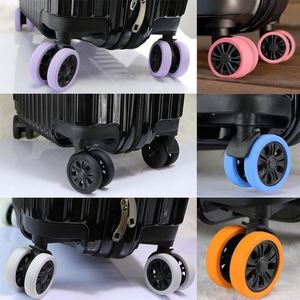 Lot de 8 protections de roues de valise en silicone, silencieuses et anti-bruit, pour sacs de voyage, OEM - Product Image 5
