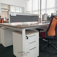 Muebles de Oficina Comerciales 2026, Cubículo, Estación de Trabajo para 4 Personas, Escritorio para Computadora, Mesa de Oficina