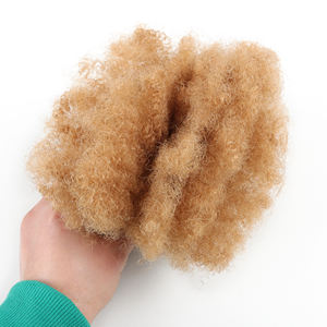 Orientafason 도매 100% 인간 처녀 머리 아프리카 변태 곱슬 벌크 dreadlocks 레미 대량 땋기 위해 인모 - Product Image 3