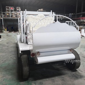 รถศพไฟฟ้าสไตล์เรโทรคลาสสิก สีขาว 4 ล้อ สำหรับการขนส่งพิเศษ - Product Image 1