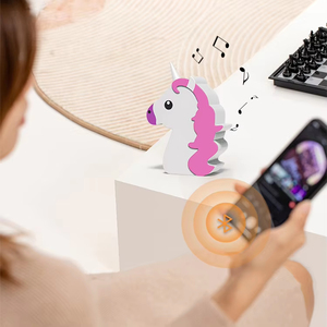Regali di promozione dell'altoparlante unicorno Mini altoparlante Bluetooth carini prodotti di <span class=keywords><strong>musica</strong></span> <span class=keywords><strong>elettronica</strong></span> portatili di alta qualità - Product Image 3