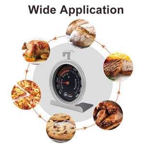 Four Cuisson Thermomètre Alimentaire En Acier Inoxydable 600 ℉ Fahrenheit Thermomètre <span class=keywords><strong>Culinaire</strong></span> BBQ Grill Cuisson Jauge De Température Outil - Product Image 4