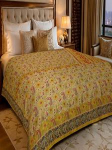 Premium Handmade Cotton Kantha Quilt Reversible <b>Patchwork</b> Bed Cover Vintage Indian Kantha Blanket Colorful Quilted <b>Bedding</b> - Product Image 2