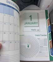 Agenda Diaria y Mensual 2027, Cuaderno de Planificación Premium de Cuero PU, Encuadernación Cosida, A5, 320 Páginas, Bloc de Notas para Regalos Corporativos