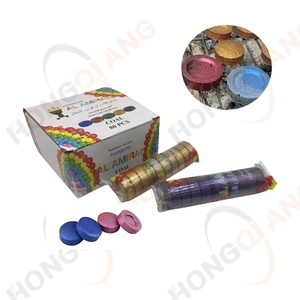 Hongqiang 33Mm Bán Buôn Màu Than Không Khói 4 Màu Sắc Với Logo Của Khách Hàng Gói Nhanh Chóng Đốt Màu Máy Tính Bảng - Product Image 2