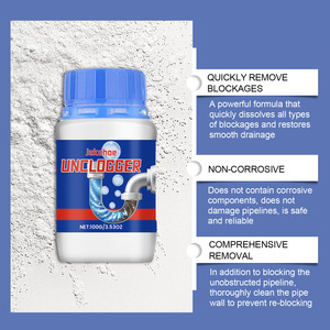 JAKEHOE Detergente per scarichi, soluzione potente per sbloccare rapidamente lavelli da cucina, tubi di <span class=keywords><strong>scarico</strong></span> del bagno e altri impianti idraulici. - Product Image 4