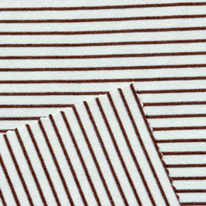 Hiver Rayures Polyester Spandex Velours Tissu doublé <span class=keywords><strong>polaire</strong></span> Tricot de poids moyen pour sous-vêtements et leggings thermiques brossés - Product Image 4