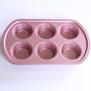 Molde Redondo para Muffins de 12 Tazas, Antiadherente, de Acero al Carbono, Herramienta para Hornear Pasteles - Product Image 2