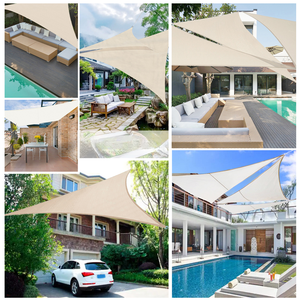 UV Tắc Nghẽn, Nước & Không Khí Thấm Bền Tam Giác Mặt Trời Bóng Râm Cánh Buồm Tán Mái Hiên Vải Vải - Product Image 6