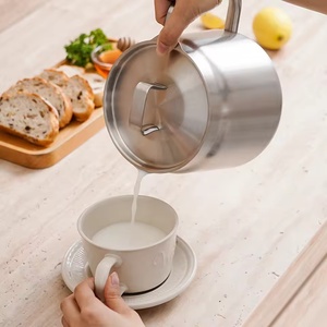 2/1 5L lọc dầu Fry giỏ lưu trữ dầu có thể nồi thép không gỉ với giỏ và nắp nồi chiên sâu đa chức năng nồi chiên sâu - Product Image 5