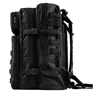 Durable Lightweight Tactical Unisex Adults Gym Backpack Customizable Beaded Belts Multi-Compartment Waterproof 600D PVC Coated - Product Image 1