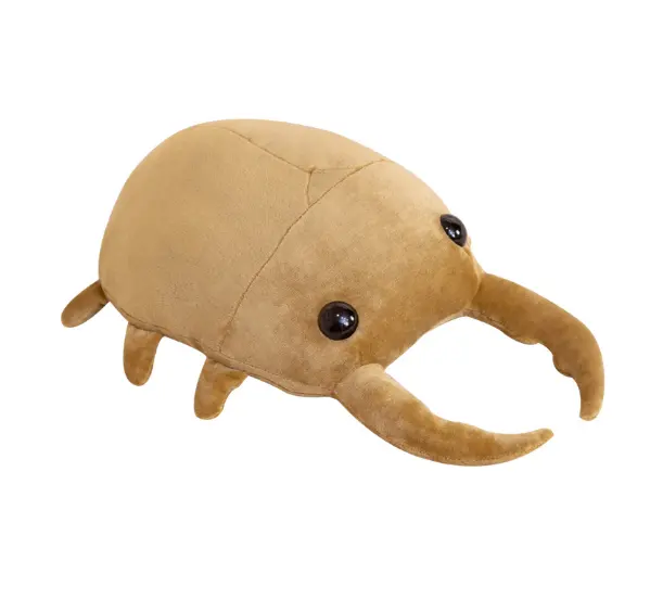 Promotion en peluche animaux insectes coléoptère poupée jouets doux en peluche simulation coléoptère mignon coléoptère en peluche canapé coussin animal oreiller