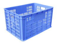 Panier en plastique 500*355*275mm Caisse en plastique à mailles de bonne qualité pour fruits et légumes