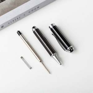 High Quality Luxury Carbon Fiber Executive Metal Ballpoint <b>Pen</b> Custom Design Business Gift 1.0Mm Logo Sports <b>Pen</b> - Product Image 4