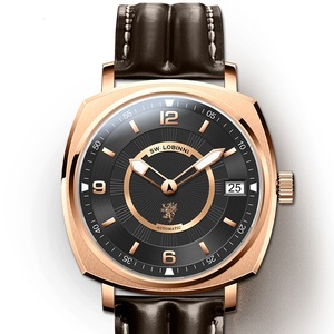 LOBINNI 16055 Nuovo Design Orologio da Polso Automatico con Quadrante Quadrato e Cinturino in Pelle per Uomo - Product Image 6