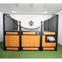 Tianyun Smile Style 3.5m Cheval Écuries Fronts Porte Ferme Équitation Équestre 20mm Bambou Cheval Stalles Équipement Cheval Box Stable