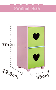 Armoire d'angle de rangement en bois pour enfant, lavabo, organiseur, armoire, personnalisé, amovible, sous le placard, idéale pour l'école maternelle - Product Image 4