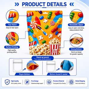 Venta Directa de Fábrica BSCI, Bolsas de Café de Alta Calidad con Válvula y Cierre, Reutilizables, a Prueba de Humedad, para Envasado de Granos de Café - Product Image 3