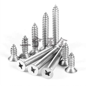 304 Stainless Steel Self Tapping <b>Screws</b> Phillips Head <b>M3</b> M4 M5 Flat Countersunk Extended <b>Screw</b> - Product Image 2