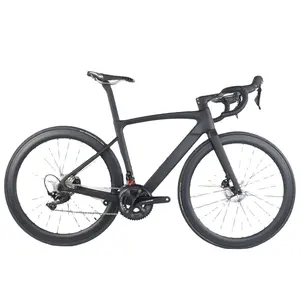 Usine Offre Spéciale Plein Carbone Route Vélo Ultra-Léger 8kg Vélo complet complet Caché Câble Routage Disque De Frein Carbone Vélo De Route Hommes