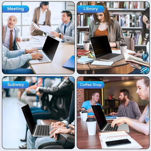 Protection d'écran anti-espionnage et anti-regard indiscret pour ordinateur portable, 360 °   Protection d'écran de confidentialité, <span class=keywords><strong>filtre</strong></span> de lumière bleue pour écran de 14 5,6 16 17,3 pouces - Product Image 6