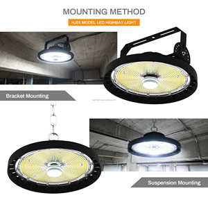 Lampada LED UFO Industriale Lineare da 250W a Potenza Regolabile, 185Lm/W, Potente CCT 3000-6500K per Magazzini - Product Image 6