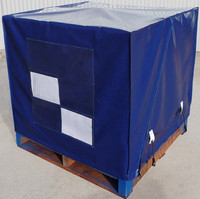 Bâche robuste PVC housse de palette réutilisable housse de palette protectrice