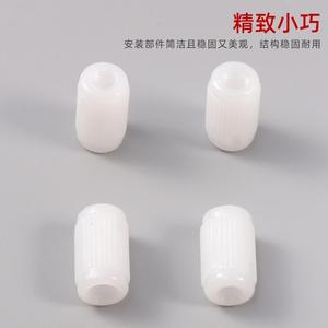 Connecteurs en nylon à double extrémité pour plaques, type trois-en-un, pour panneaux de bois de 18 mm, avec granulés adhésifs - Product Image 3