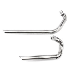 Sistema di Scarico Completo con Silenziatore per Moto <span class=keywords><strong>Yamaha</strong></span> Virago XV535 <span class=keywords><strong>XV</strong></span> 535 VIRAGO XV400 <span class=keywords><strong>XV</strong></span> 400 in Acciaio Inox - Product Image 1