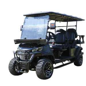 รถกอล์ฟไฟฟ้า6ที่นั่งสำหรับกลางแจ้งแบตเตอรี่รถกอล์ฟ48V ทนทานสูง - Product Image 1