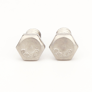 Tornillos para Madera Totalmente Roscados de Dientes Gruesos, Cabeza <span class=keywords><strong>Hexagonal</strong></span> de Acero Inoxidable, Autoperforantes, Clase 6, Métricos - Product Image 2