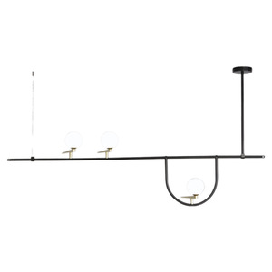 Lámparas de Hierro Estilo Nórdico con Forma de Pájaro, Creativas, Únicas, Artísticas, Geométricas, Colgantes Largos con LED y Altura Ajustable para Mesas de Comedor - Product Image 3