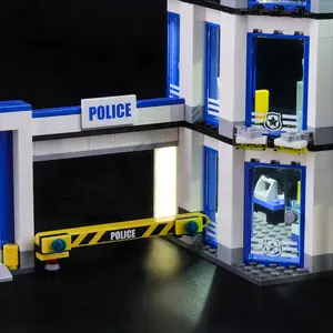 LGK159 LIGHTAILING şehir polis istasyonu 60141 Legos için aydınlatma kiti LED