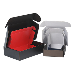 Boîte d'expédition en <span class=keywords><strong>carton</strong></span> personnalisée avec logo <span class=keywords><strong>rose</strong></span> pour les petites entreprises avec emballage en papier ondulé écologique - Product Image 5