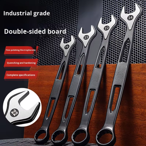 Zwart Oxide Chroom Vanadium Stalen Combinatie Sleutel Set Dubbelzijdig Lange Handgreep 6-24Mm Metrische Aanpasbare Oem Voor Thuisgebruik - Product Image 2