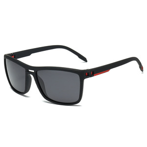 Lunettes de soleil pour hommes, rectangulaires, polarisées, UV400, à monture complète, mode, conduite, extérieur - Product Image 4