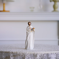 Crèche de Noël de style arabe, figurines de la scène de la Nativité, décoration d'église, ornement de maison catholique, décoration de Noël et de Pâques