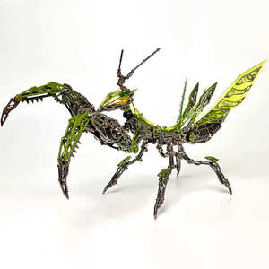 Rompecabezas 3D Mecánico <span class=keywords><strong>Mantis</strong></span> de +1000 Piezas, Juguete Educativo DIY, Modelo de Metal para Armar, Regalo Creativo Hecho a Mano para Adolescentes, 4 Estrellas, +7 Horas - Product Image 1