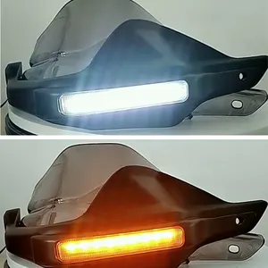 Motorcycle Handlebar Hand Guards Handguard Hand Shield Protector With DRL LED Turn Signal Light For B-MW G310GS